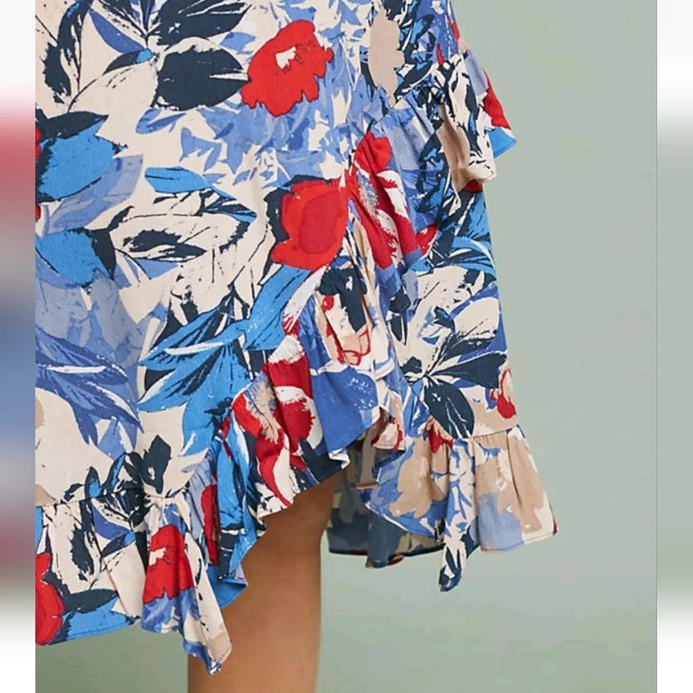 NWT ANTHRO | $158 Plenty By Tracy Reese Daphne Wrap Dress XL/XXL - Picture 3 of 3